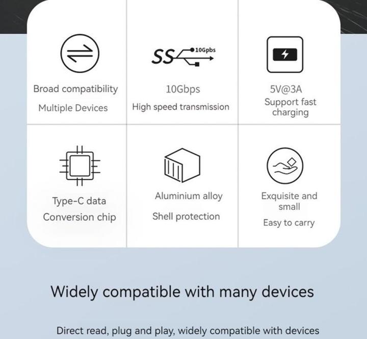 Produktbild PowerGuard USB-C auf USB 3.1 Adapter 10 Gbit/s (USB 3.1)