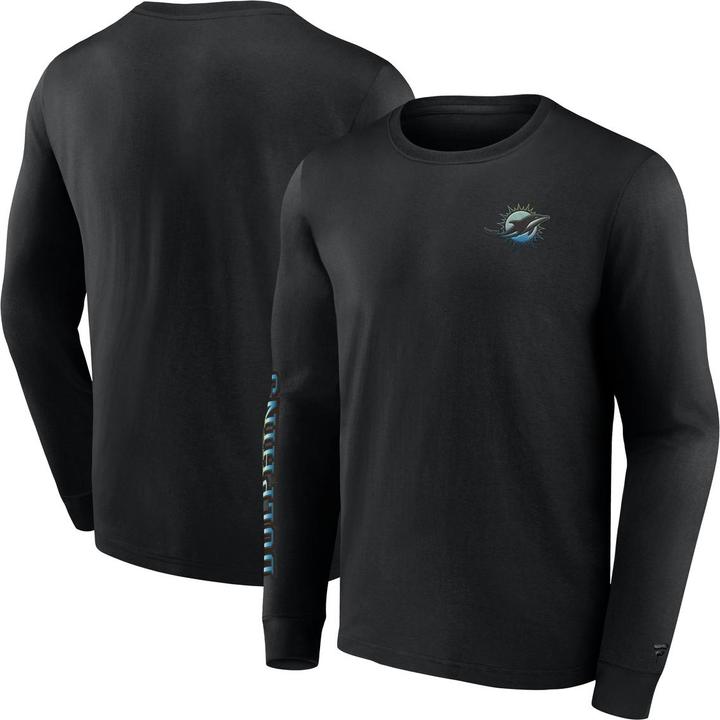 Produktbild Fanatics Miami Dolphins Gradient LS Crew T-Shirt S (S)