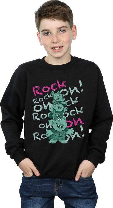 Actual product image Disney Boys Frozen Trolls Rock On Sweatshirt (152, 158)