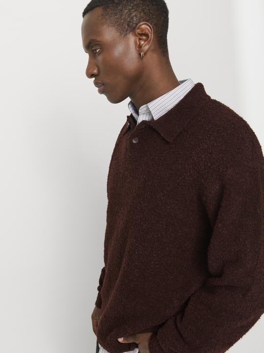 Actual product image Jack & Jones Jprwinter Knit Boucle Polo Styd Aw24 (M)