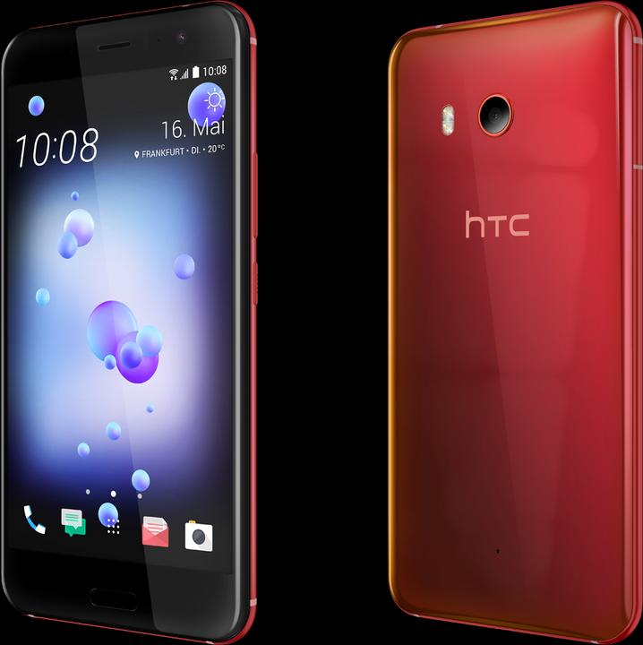 HTC U11 (64 GB, Solar Red, 5.50", Hybrid Dual SIM, 12.20 Mpx, 4G)
