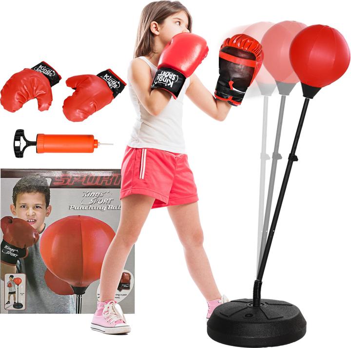 Aiyaplay Punchingball PE, Stahl Rot