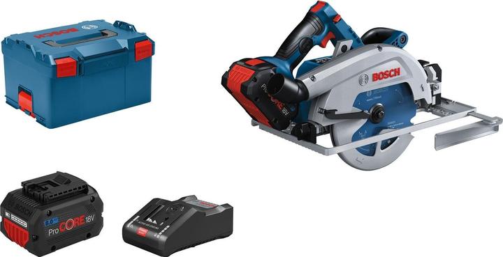 Saw blade, L-BOXX 238 case, 2 x ProCORE 8.0 Ah battery, charger