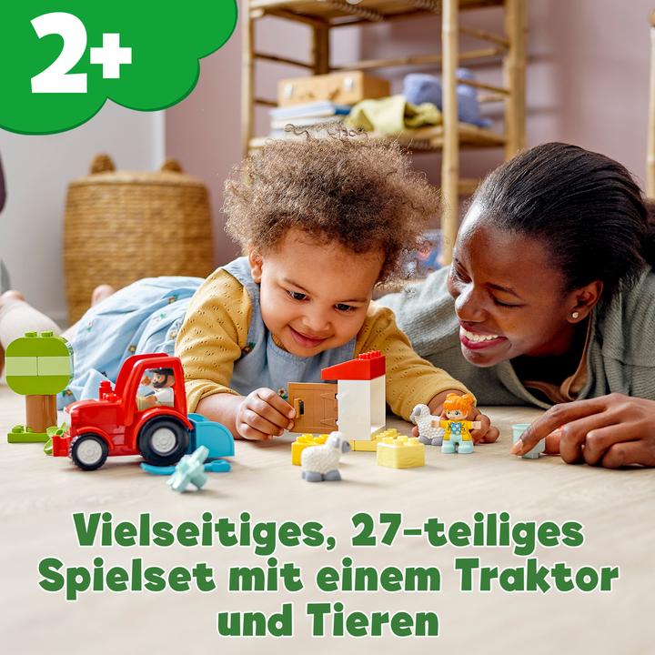 Actual product image LEGO Tractor and animal care (10950)