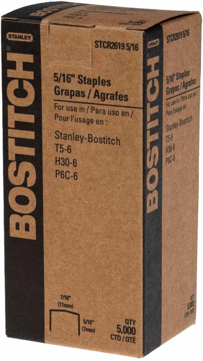 Actual product image Bostitch Staples (5000 x)