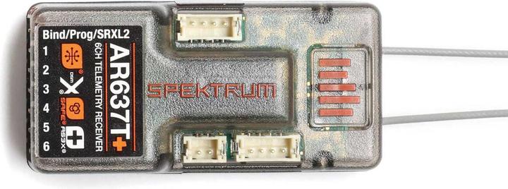Produktbild AR637T+ DSMX 6-Kanal AS3X+ & SAFE Telemetrie-Empfänger