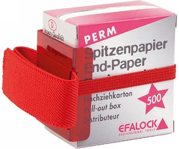 Image du produit Comair Efalock support papier dentelle rouge (Élastiques à cheveux)