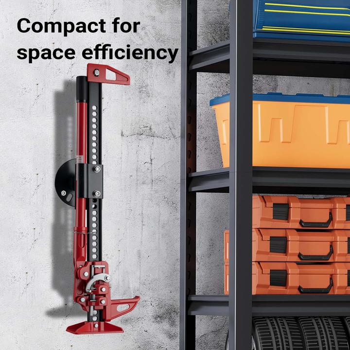 Image du produit Wiltec Logement cric levage support roue secours arrière Acier Réglable 5-6,75"