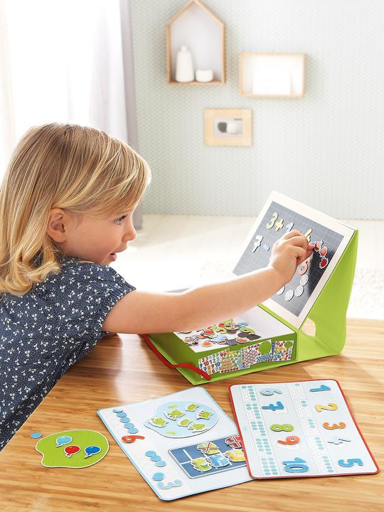 Produktbild Haba Magnetspiel-Box 1, 2, Zählerei (Deutsch, Englisch, Spanisch)