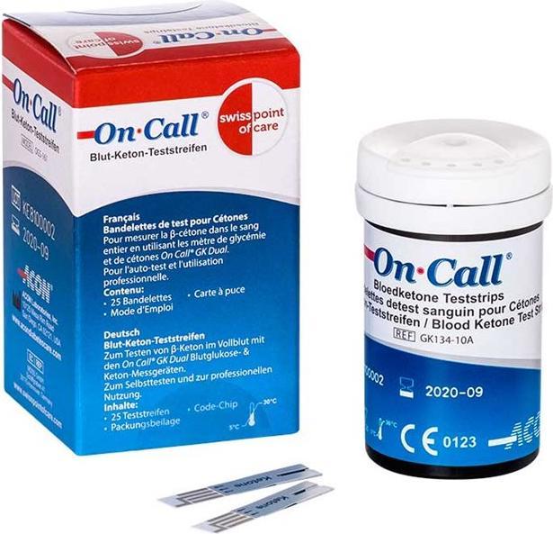 Produktbild Swiss point of care Keton (Teststreifen)
