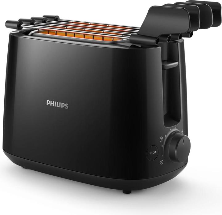 Image du produit Philips Daily Collection HD2583/90 toaster 2 slice(s) Black