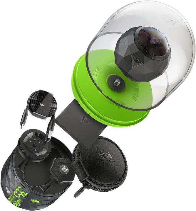 Actual product image 360 Fly 4K camera (30p, Full HD, Wi-Fi, Bluetooth)