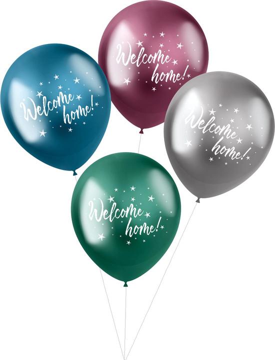 Image du produit Folat Ballons scintillants "Bienvenue à la maison!" Électricité (4 x)