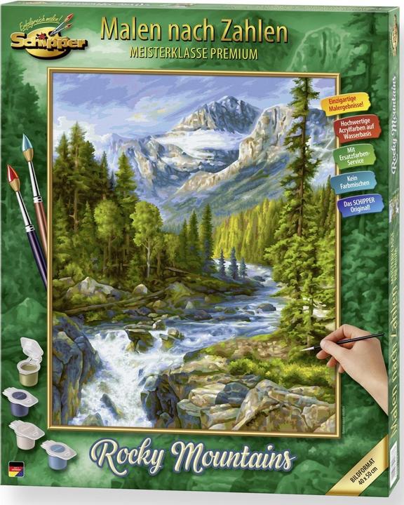 Schipper Peinture par numéros - Montagnes Rocheuses