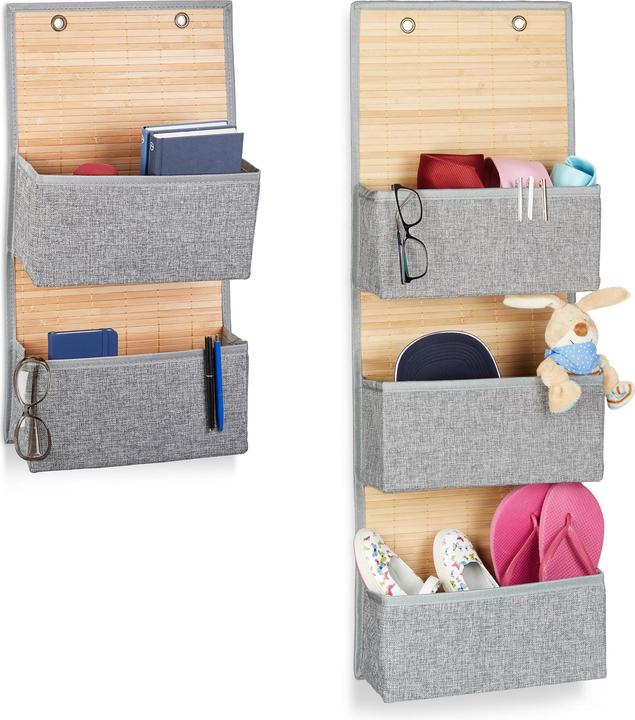 Immagine prodotto Relaxdays Tasca portaoggetti da parete e per porta (33 x 12 x 94 cm)