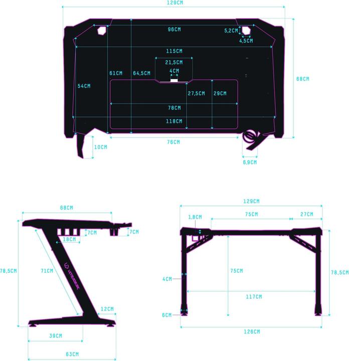 Produktbild Ultradesk Rocket