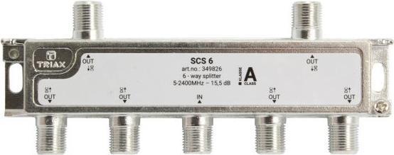 Triax SCS 6 F-distributor 5-2400 MHz DC (DVB-T / -T2)