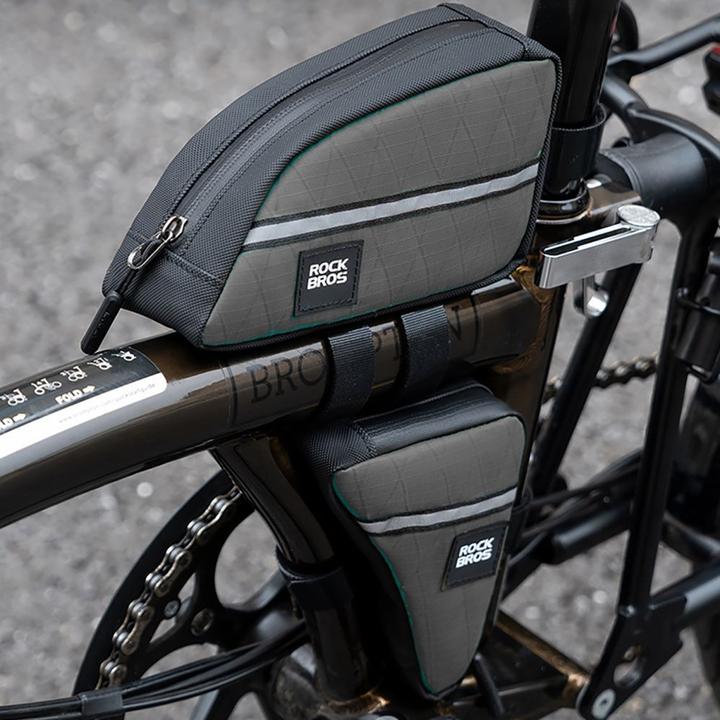 Produktbild Rockbros Triangle Bike Frame Bag 0.8l - Brown (Rahmentasche)