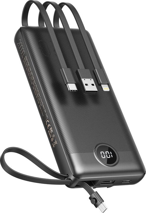 Immagine prodotto Veektomx 20000mAh-Nero (20000 mAh, 74 Wh)