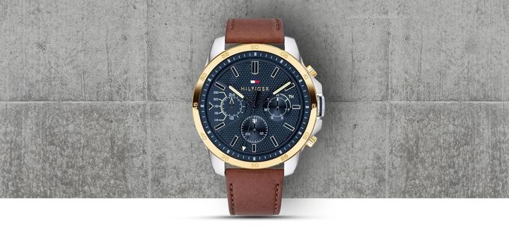 Actual product image Tommy Hilfiger Decker (Analogue wristwatch, 48 mm)