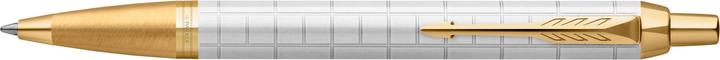Parker Ballpoint pen IM Premium Pearl G.C. M (Gold, White, 1 x)