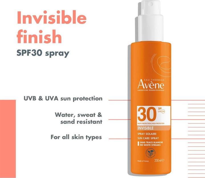 Actual product image Avène Sun spray (Sun spray, SPF 30, 200 ml)