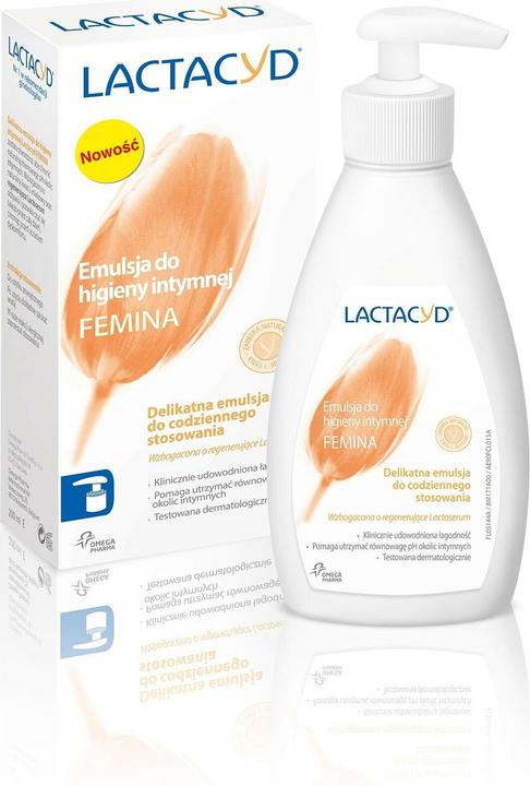 Produktbild Lactacyd Femina Emulsion für die Intimpflege - Pumpe 200ml (200 ml, Intimwaschlotion)