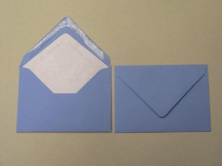 Produktbild Blanke Briefumschläge 81x114mm (DIN C7) 100g/qm gummiert VE=100 Stück dunkelblau (100 x)