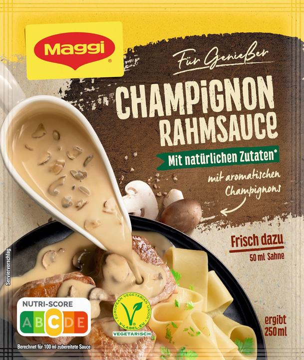Immagine prodotto Maggi PER GLI INGANNEVOLI Salsa alla crema di funghi, resa