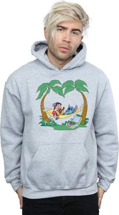 Immagine prodotto Disney Lilo And Stitch Play Some Music Felpa con Cappuccio Uomo (S)
