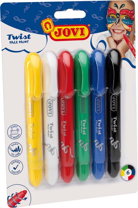 Produktbild Jovi Kinderschminkstifte Twist Face Paint VE=6 Stück Blister