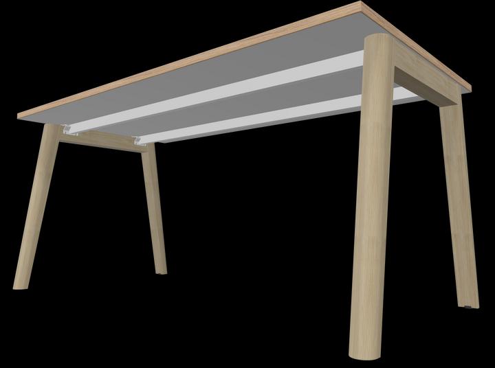 Actual product image Narbutas Nova Wood desk (1600 x 800 x 740 mm)