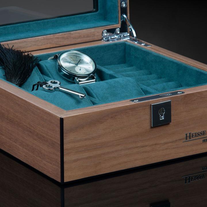Produktbild Heisse & Söhne Uhrenbox Borneaux 4+ Wallnuss