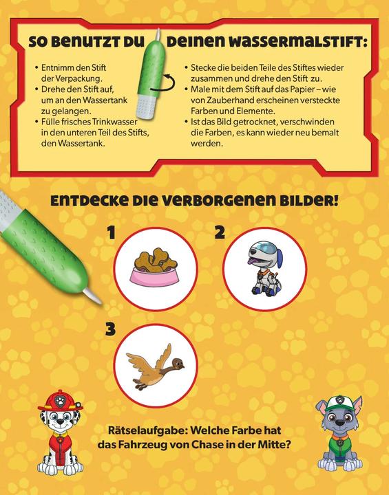 Image du produit PAW Patrol Water Magic - peindre facilement avec de l'eau!