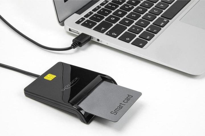 Produktbild Delock 91724 Chipkartenleser USB-A schwarz (91724) (USB)