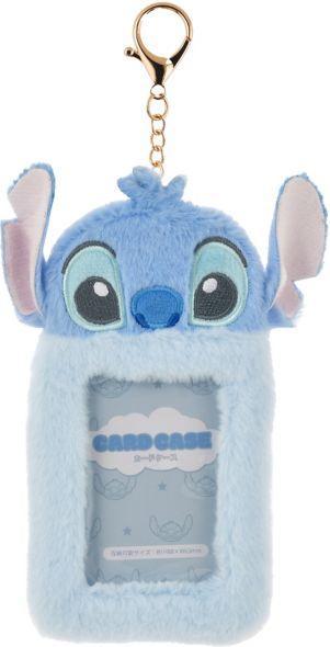 Disney Stitch Kartenhalter mit flauschigem Schlüsselanhänger