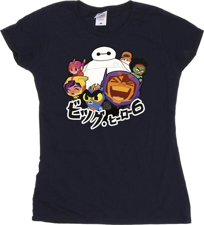 Disney Big Hero 6 Baymax Group Manga TShirt (S)
