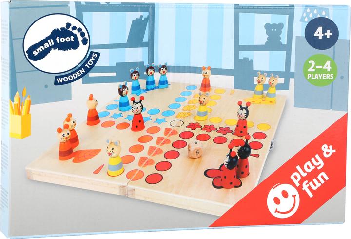 Actual product image small foot Ludo Animals (German, French, Italian, English)