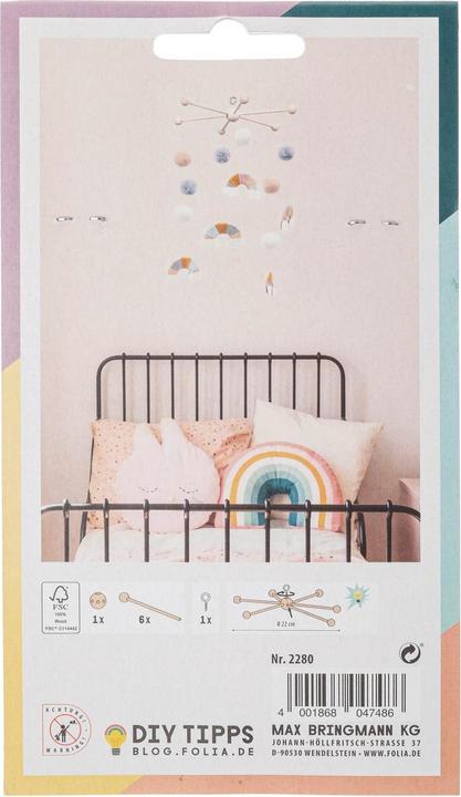 Image du produit Folia Étoile mobile en bois