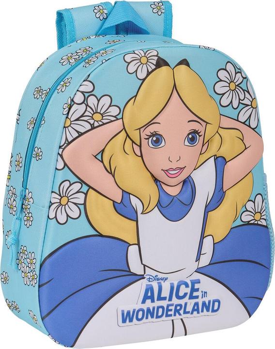 Disney Kinderrucksack 3D Clásicos Alice in Wonderland Himmelsblau 27 x 33 x 10 cm