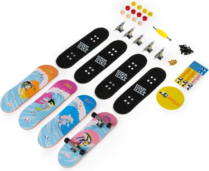 Actual product image Tech DECK Skateboards, 4 pcs. (German, French, Italian, English)