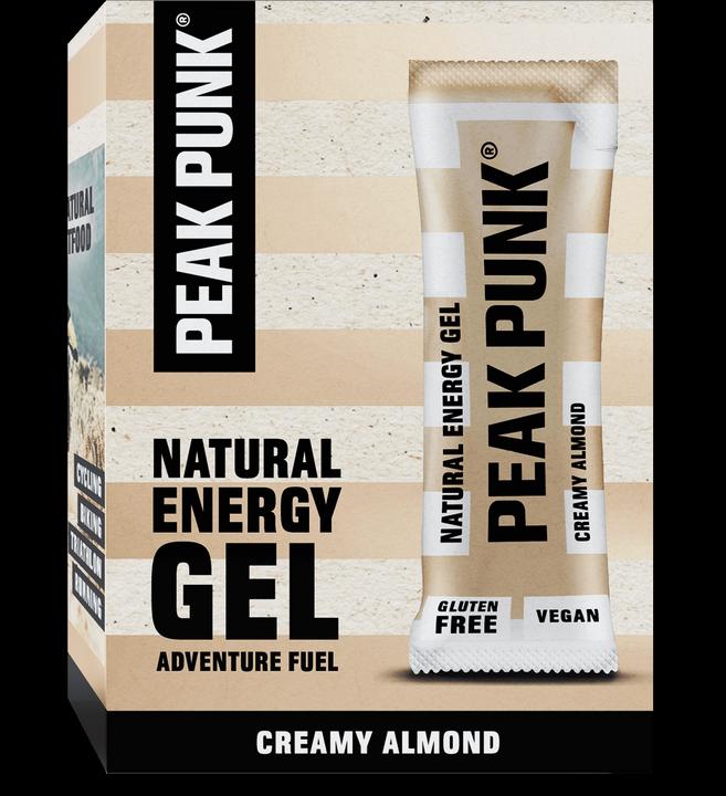 Produktbild Peak Punk Natural Energy Gel (Cream, Almond, 12 Stk., 300 g)