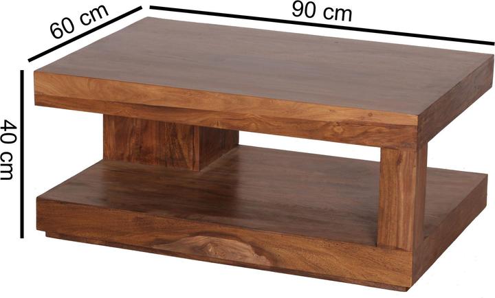 Produktbild FineBuy Couchtisch (90 x 60 x 40 cm)