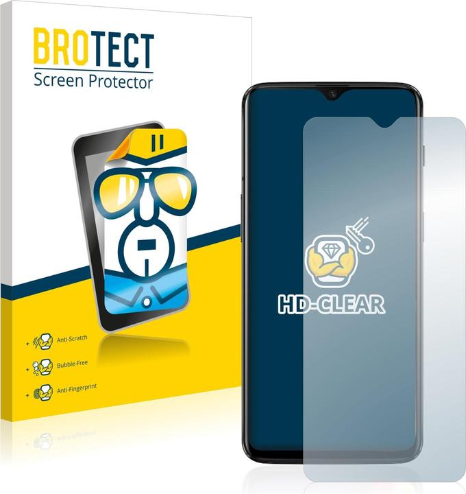 Produktbild BROTECT Schutzfolie Displayschutz Displayschutzfolie Folie Klar Transparent (2 Stück, OnePlus 6T)