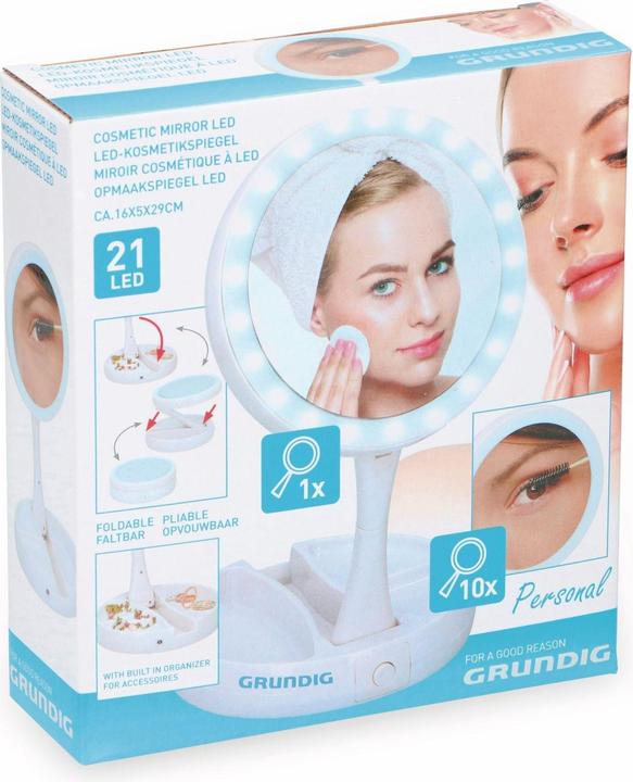 Image du produit Grundig Lampe LED pour miroir de courtoisie pliable
