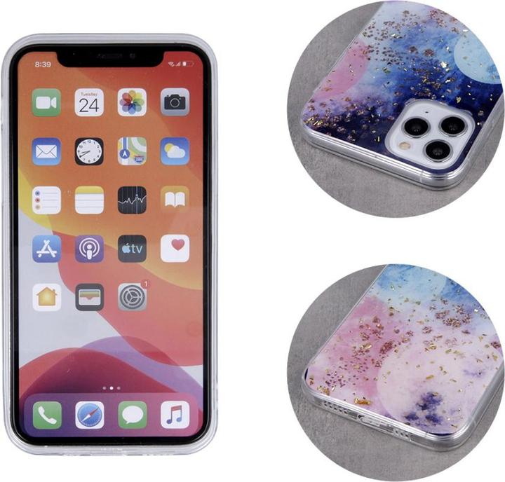 Actual product image OEM Gold Glam case for iPhone 7 / 8 / SE 2020 / SE 2022 Galactic (Apple iPhone SE (3rd Gen), Apple iPhone 7, Apple iPhone SE (2nd Gen))