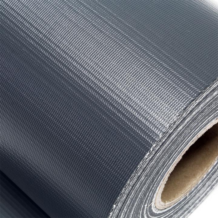 Produktbild Wiltec Sichtschutz Streifen 70mx19cm Anthrazit PVC 650g/m² 40 Clips Zaunfolie (7000 cm)