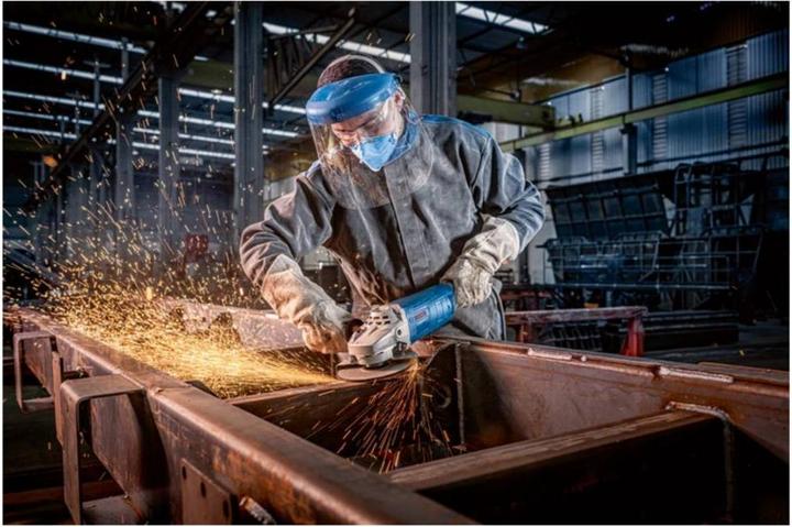 Actual product image Bosch Professional GWS 2200 J 06018F4000 Angle grinder 230 mm 2200 W 230 V (230 mm)