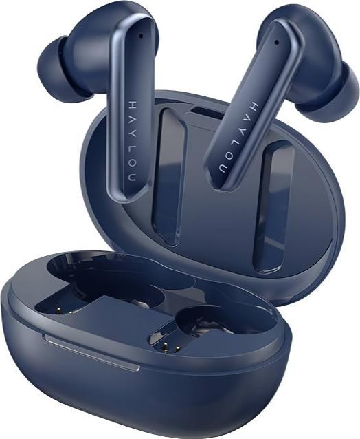 Actual product image Haylou Słuchawki TWS W1 ANC (niebieskie) (ANC, 6.50 h, Cable)
