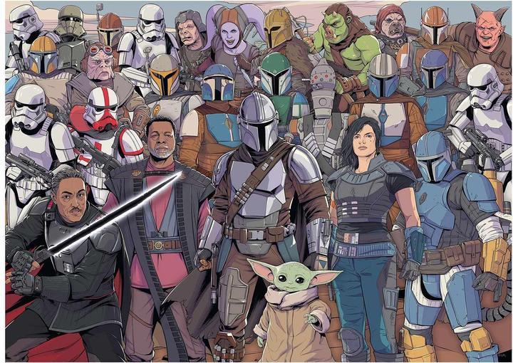 Actual product image Ravensburger Star Wars - The Mandalorian: Characters (1000 pieces) (1000 pieces)